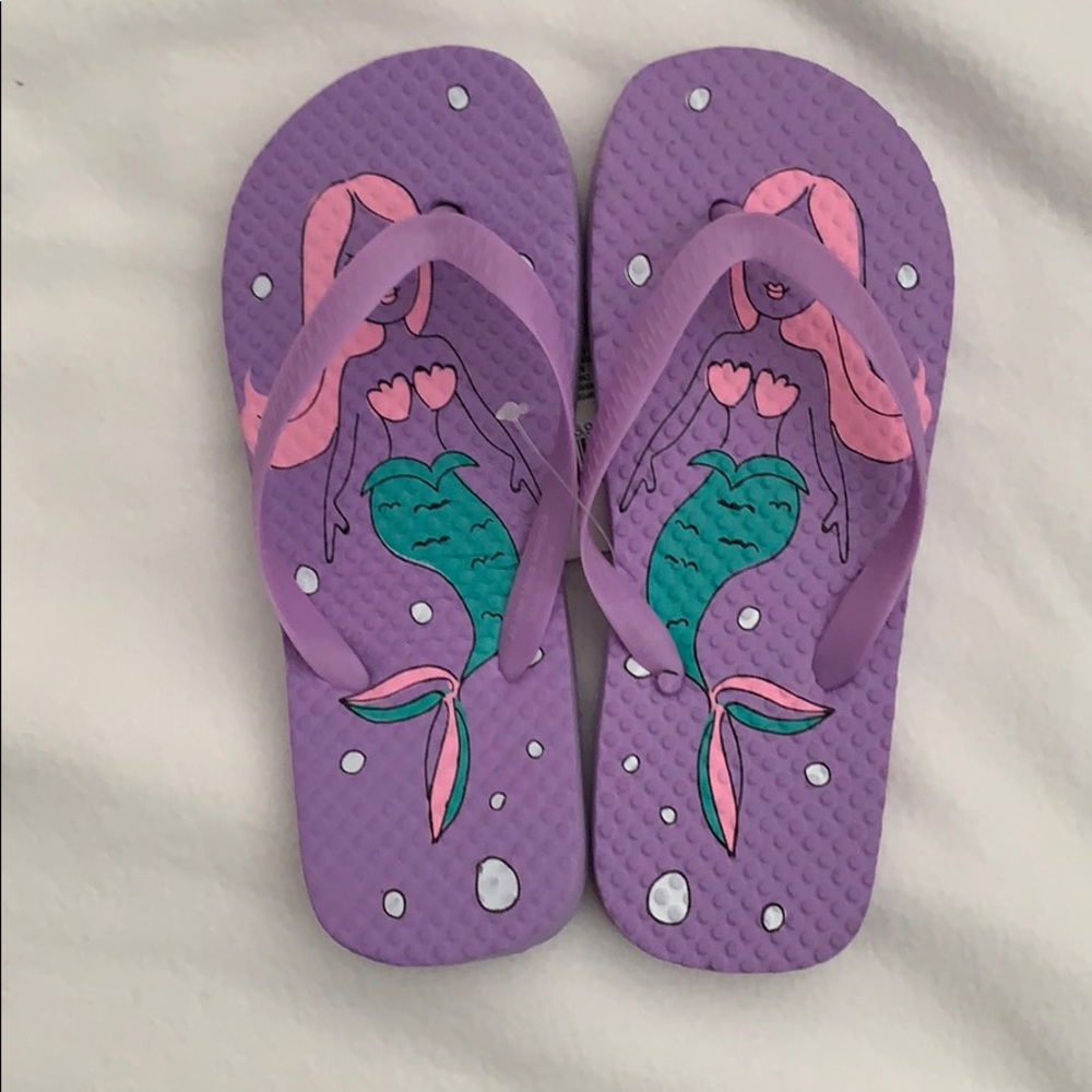 Mermaid under the sea graphics Summer sandals